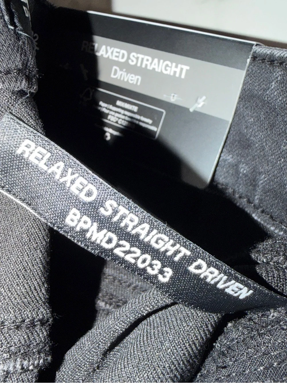 Buffalo David Bitton Men's Slim Straight Jeans in Black Sanded - Size 32X32
